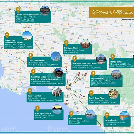 3Br Disney Vila Unit W Parking & Ev - Close To Beaches Midway City Extérieur photo